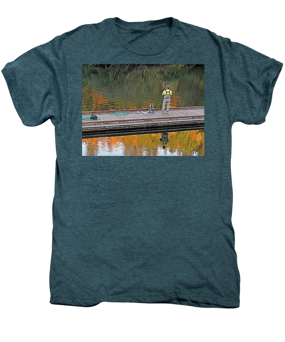 Fishing Men's Premium T-Shirt featuring the photograph Skunked by Suzy Piatt