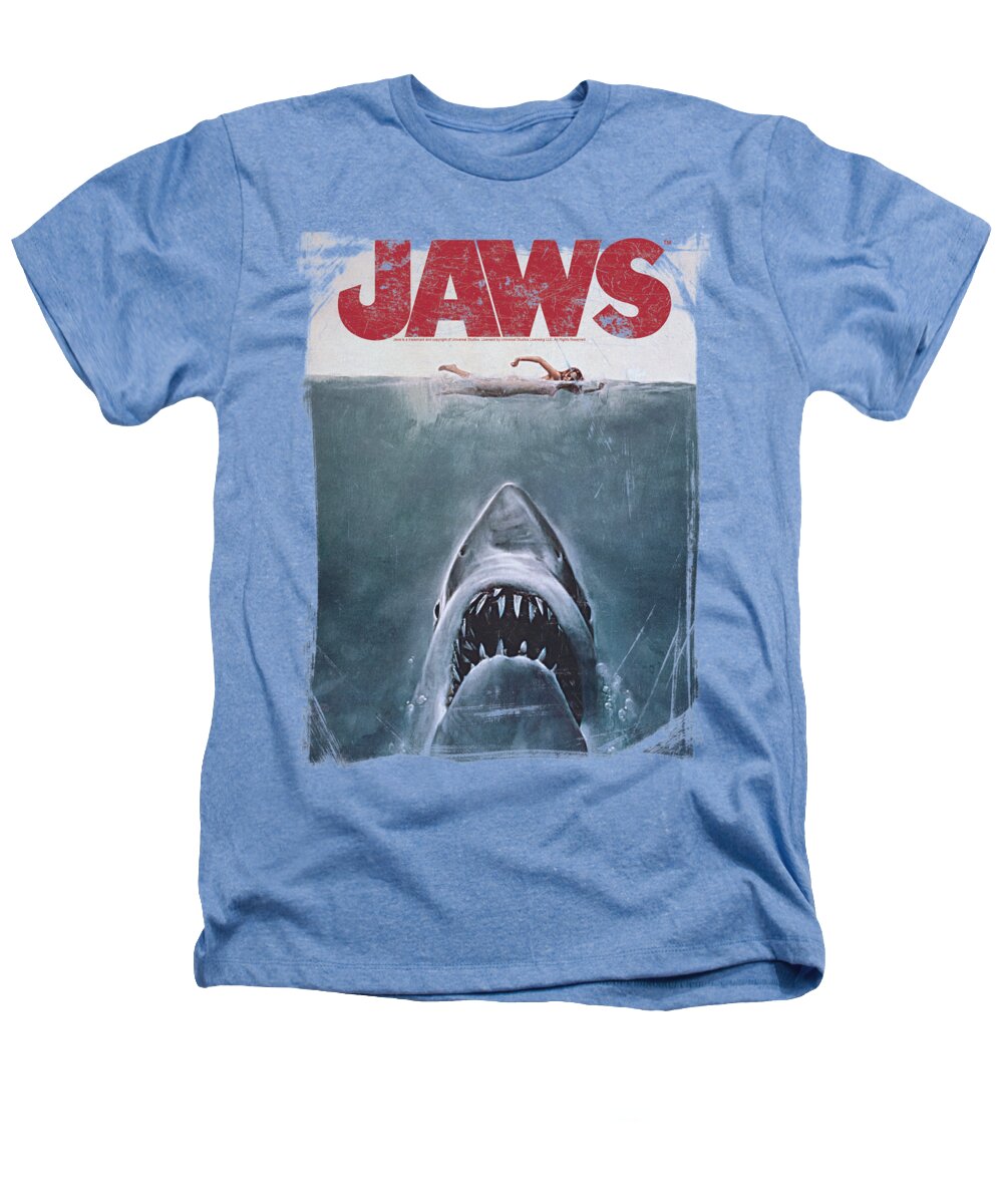 Jaws Heathers T-Shirt featuring the digital art Jaws - Title by Brand A