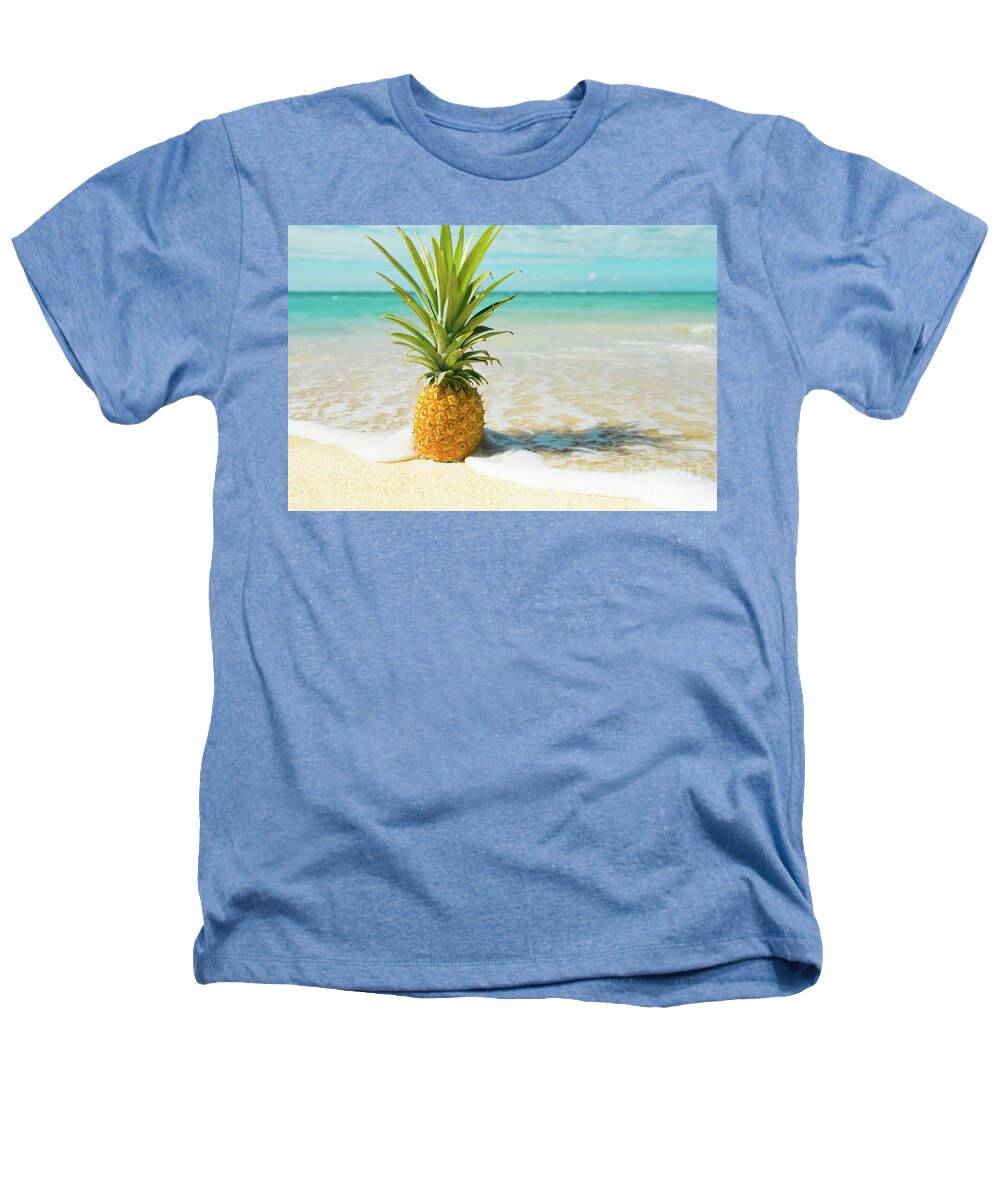 Aloha Heathers T-Shirt featuring the photograph Pineapple Beach by Sharon Mau