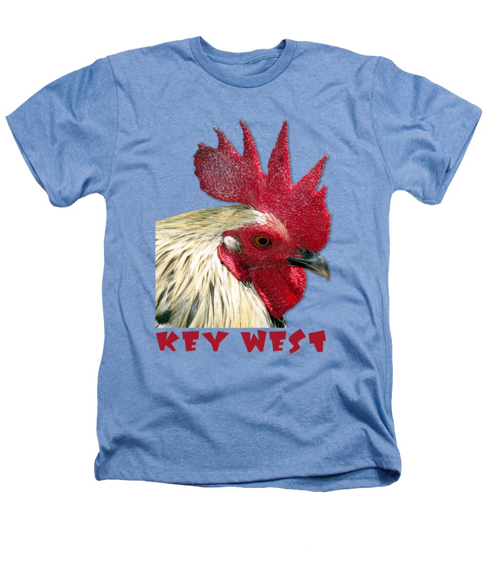 Key West Heathers T-Shirt featuring the photograph Special Edition Key West Rooster by Bob Slitzan