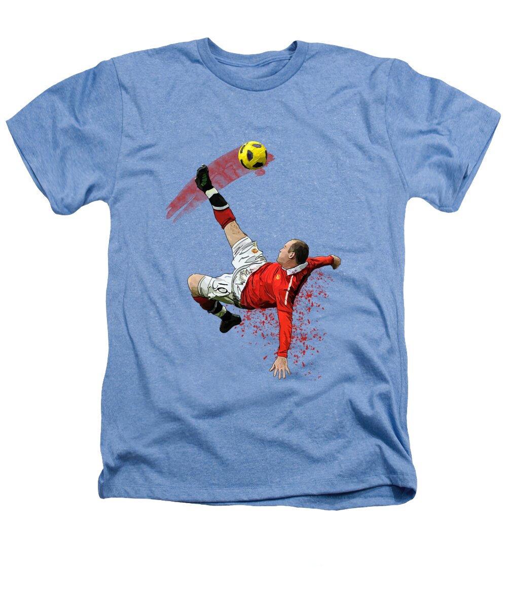 Rooney Heathers T-Shirt featuring the digital art Wayne Rooney by Armaan Sandhu