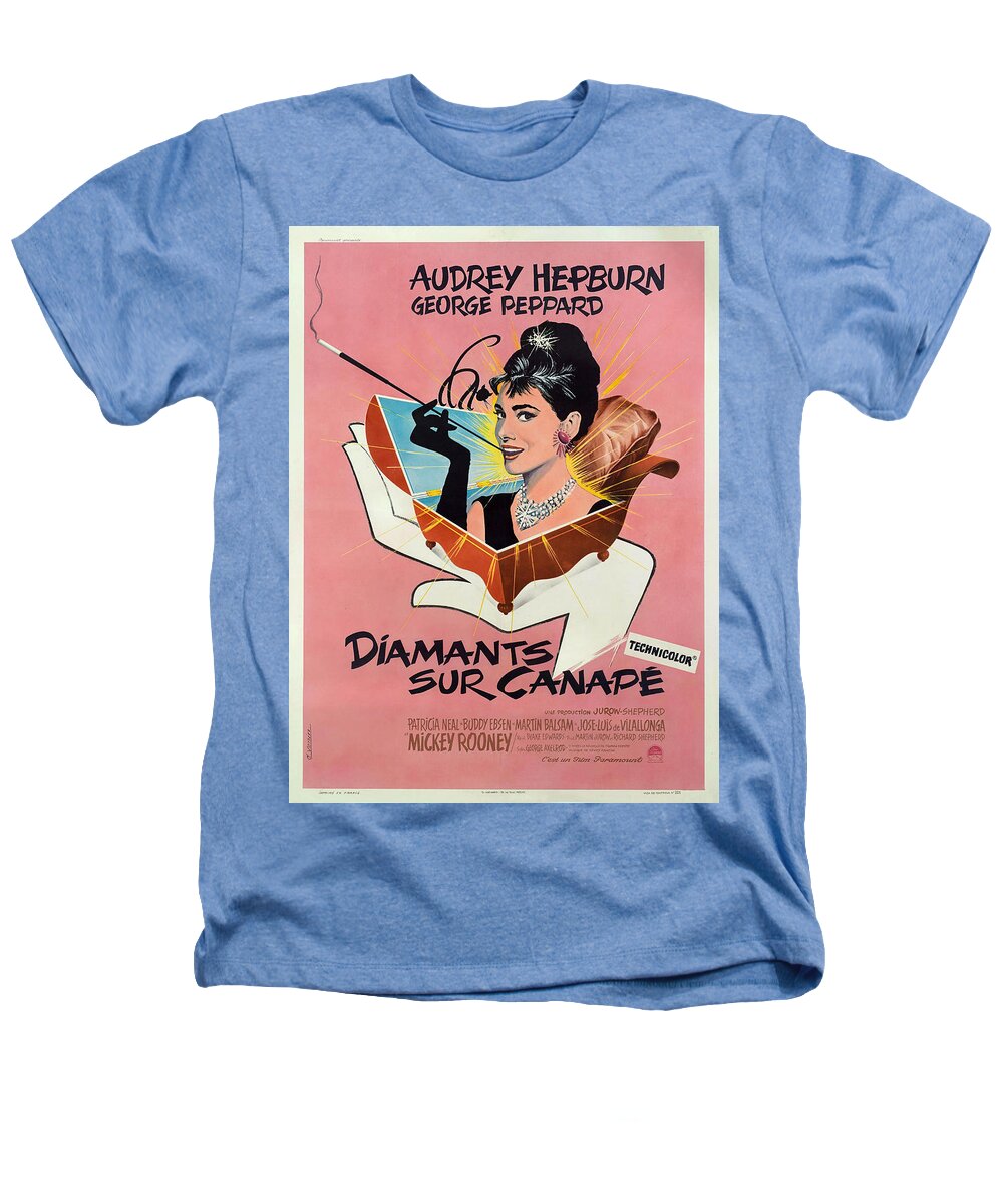 Synopsis Heathers T-Shirt featuring the mixed media ''Breakfast at Tiffany's'', 1961 by Movie World Posters