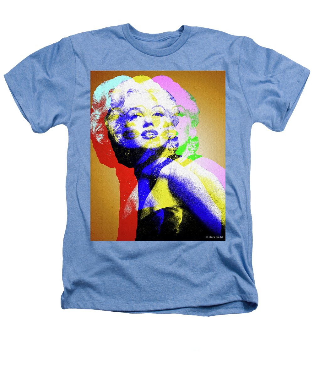 Marilyn Monroe Heathers T-Shirt featuring the digital art Marilyn Monroe #7 by Movie World Posters