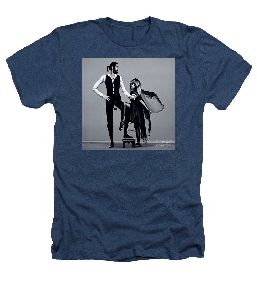 Fleetwood Mac Heathers T-Shirt featuring the mixed media Fleetwood Mac by Meijering Manupix