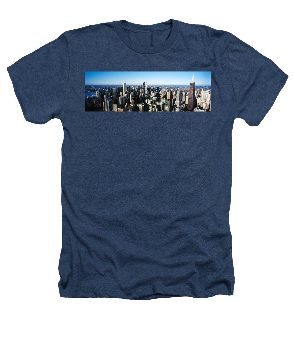 Photography Heathers T-Shirt featuring the photograph Skyscrapers In A City, Hancock #1 by Panoramic Images