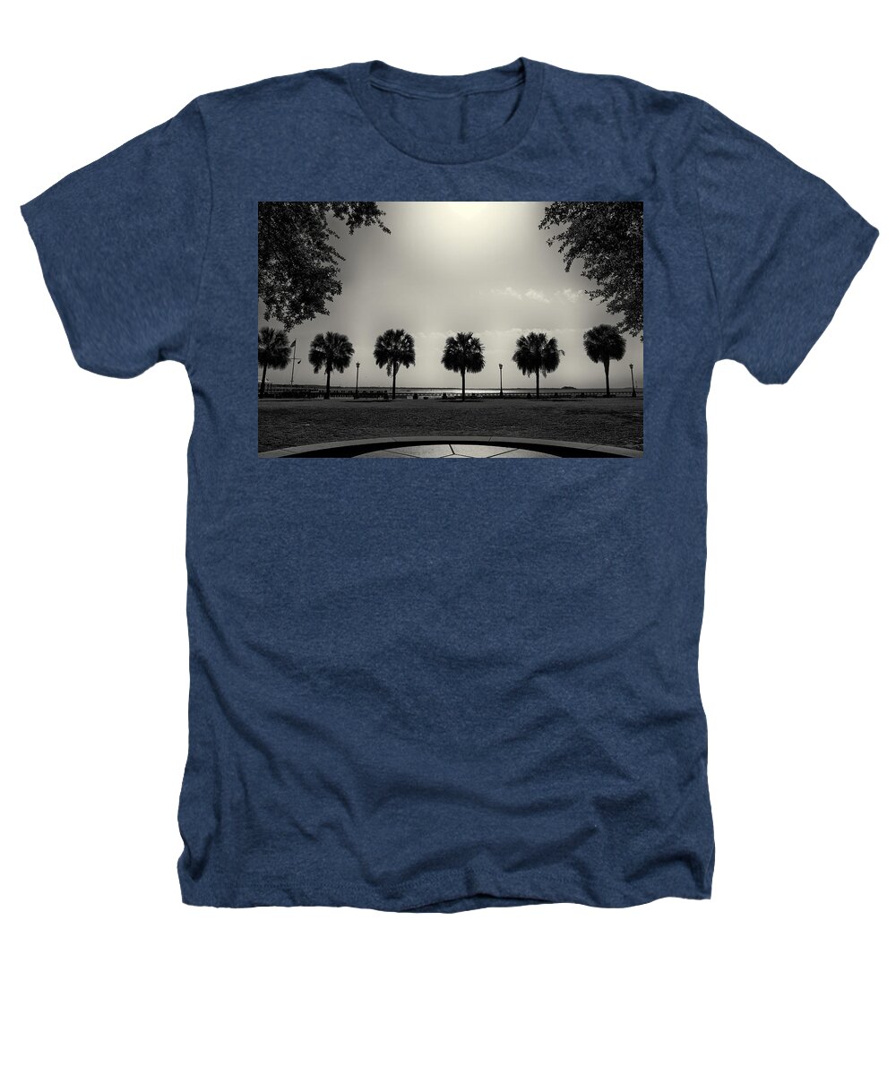 Palm Heathers T-Shirt featuring the photograph Waterfront Park by Patrick Lynch