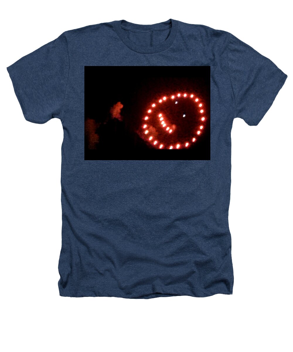  Heathers T-Shirt featuring the digital art Carnival Smiley Face by Robert aka Bobby Ray Howle