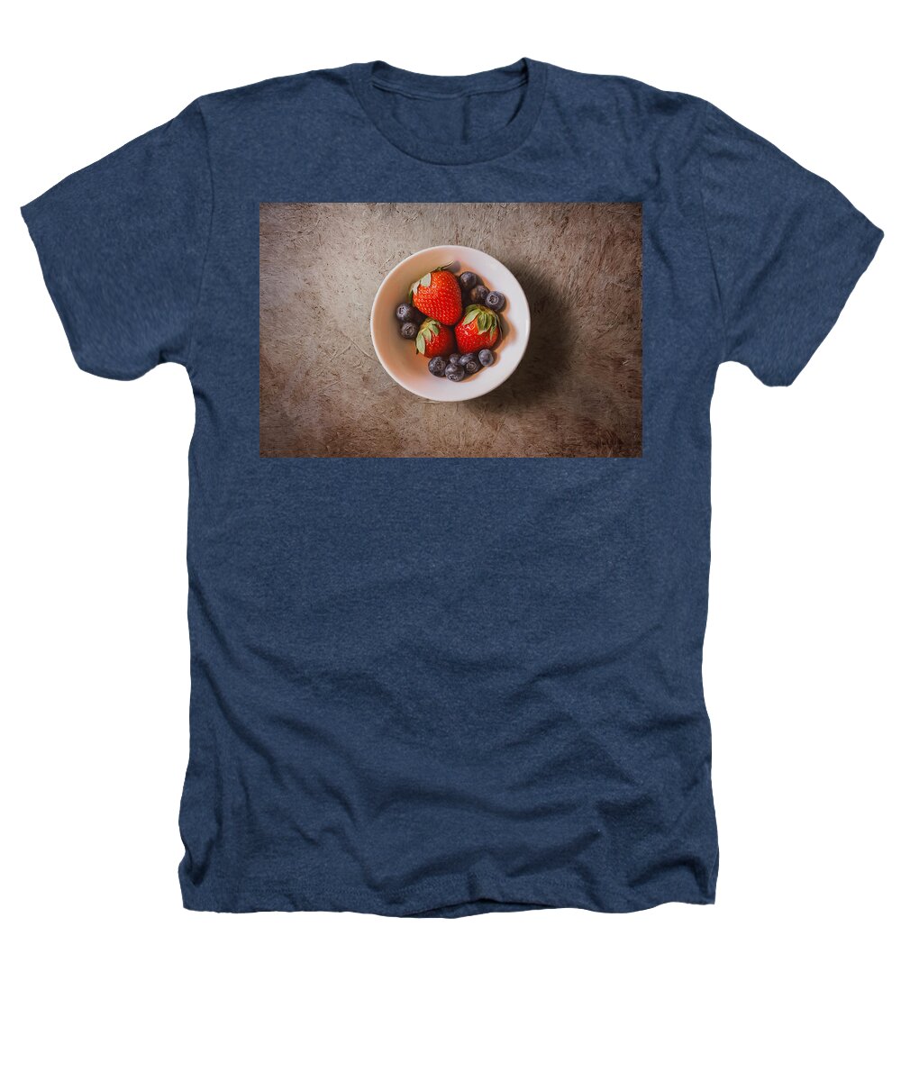 Scott Norris Photography Heathers T-Shirt featuring the photograph Strawberries and Blueberries by Scott Norris