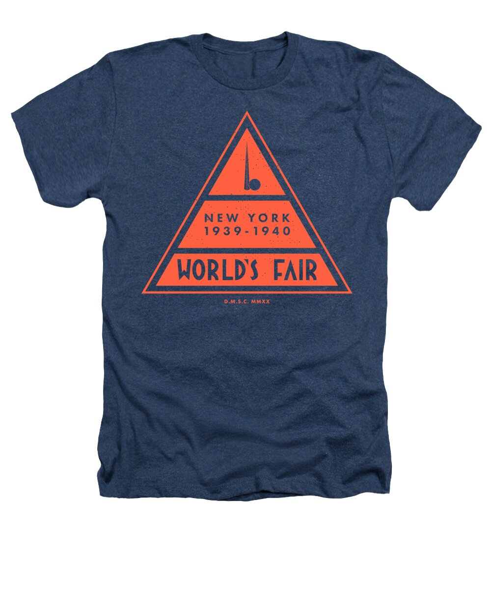 Nyc Heathers T-Shirt featuring the digital art 1939-40 Worlds Fair New York City of New York Apparel by Lotus Leafal