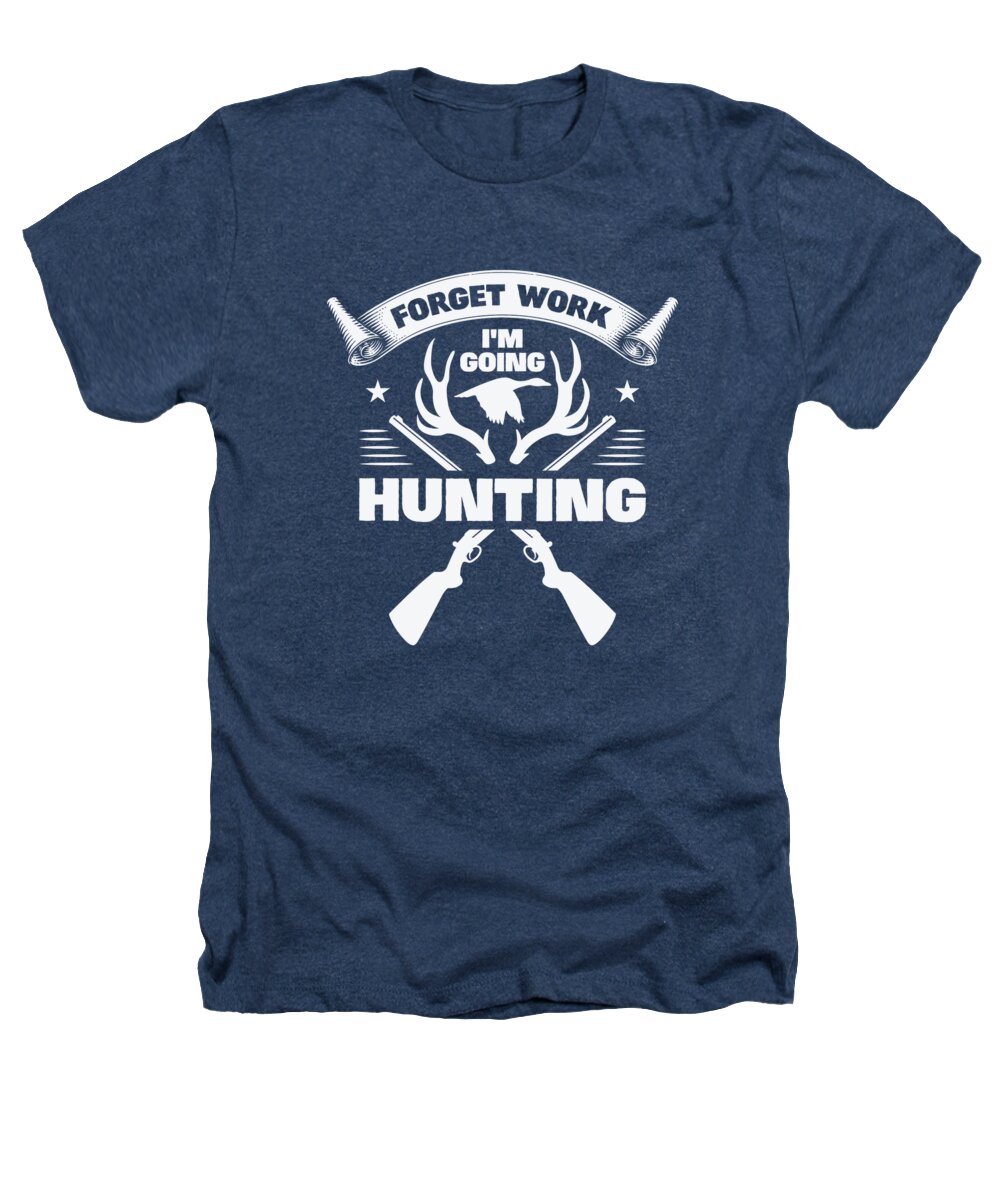 Hunter Heathers T-Shirt featuring the digital art Hunter Shooting Wild Animals Hunting #2 by Toms Tee Store