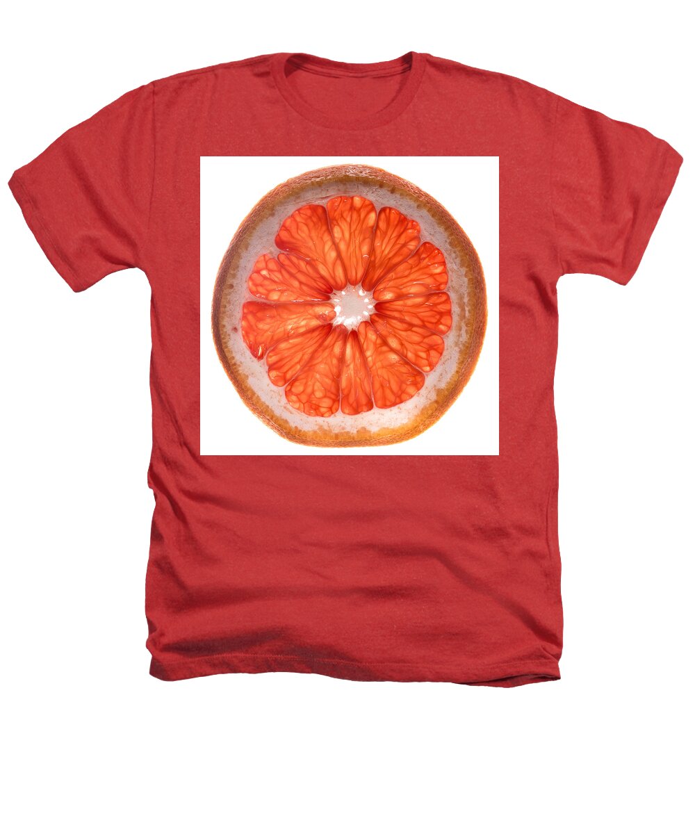 Red Heathers T-Shirt featuring the photograph Red Grapefruit by Steve Gadomski