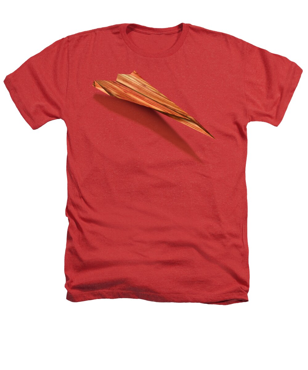 Aircraft Heathers T-Shirt featuring the photograph Paper Airplanes of Wood 4 by YoPedro