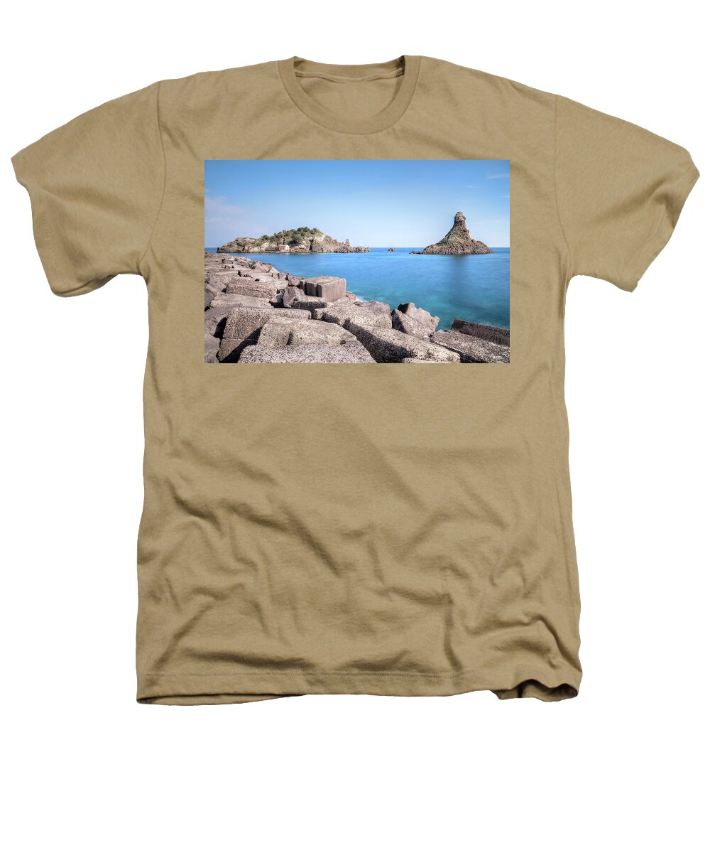 Aci Trezza Heathers T-Shirt featuring the photograph Aci Trezza - Sicily #12 by Joana Kruse
