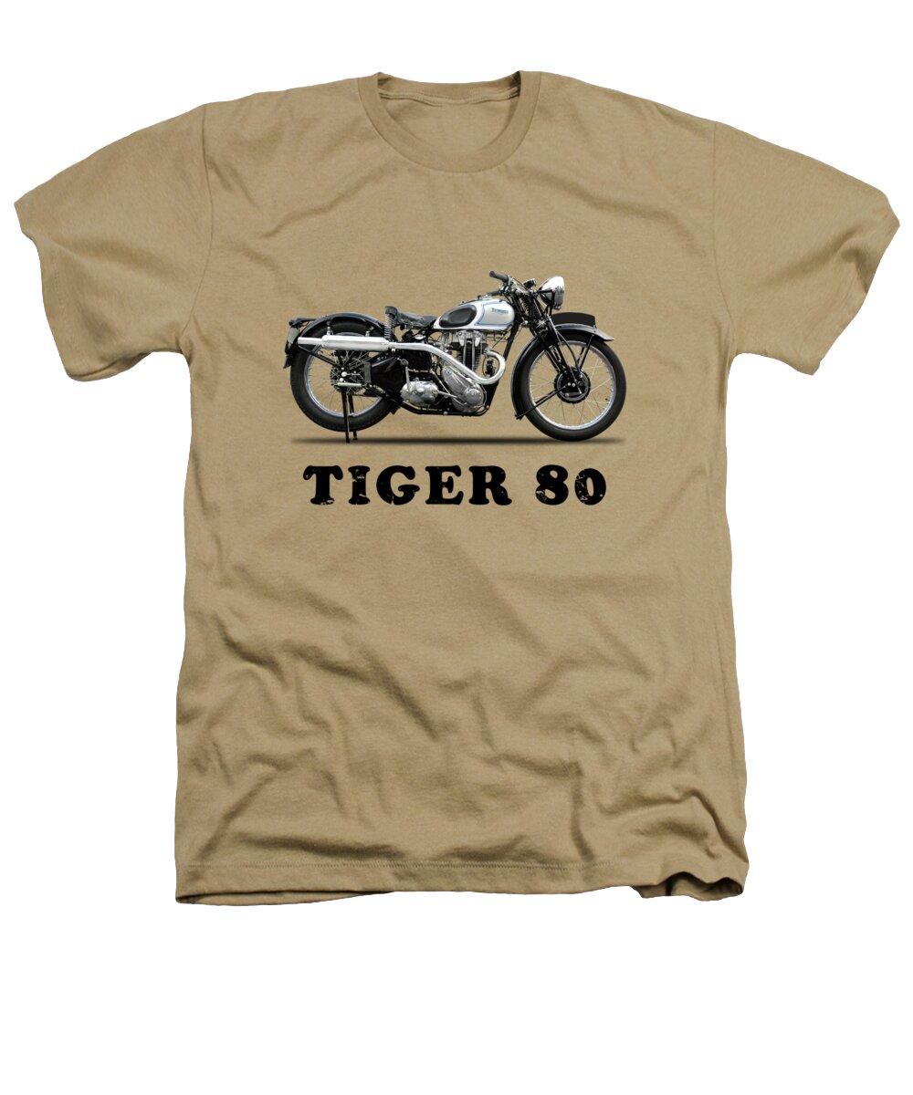 Triumph Tiger Heathers T-Shirt featuring the photograph Triumph Tiger 80 1937 #2 by Mark Rogan