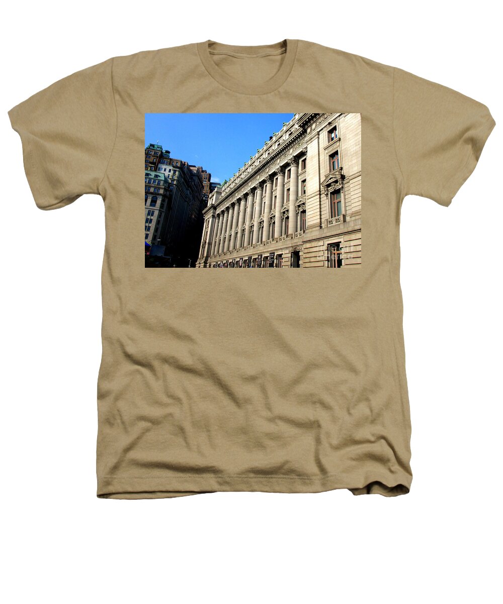 U S Custom House Heathers T-Shirt featuring the photograph U S Custom House 1 by Randall Weidner