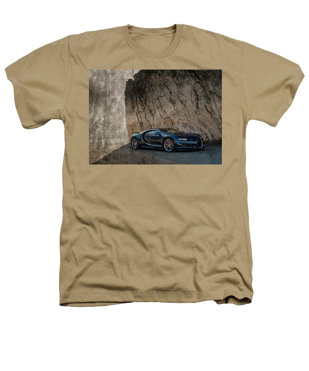 Bugatti Chiron Side Profile Sports T-Shirt Heathers Series Luxury Design - Car by Instaprints Turnpike