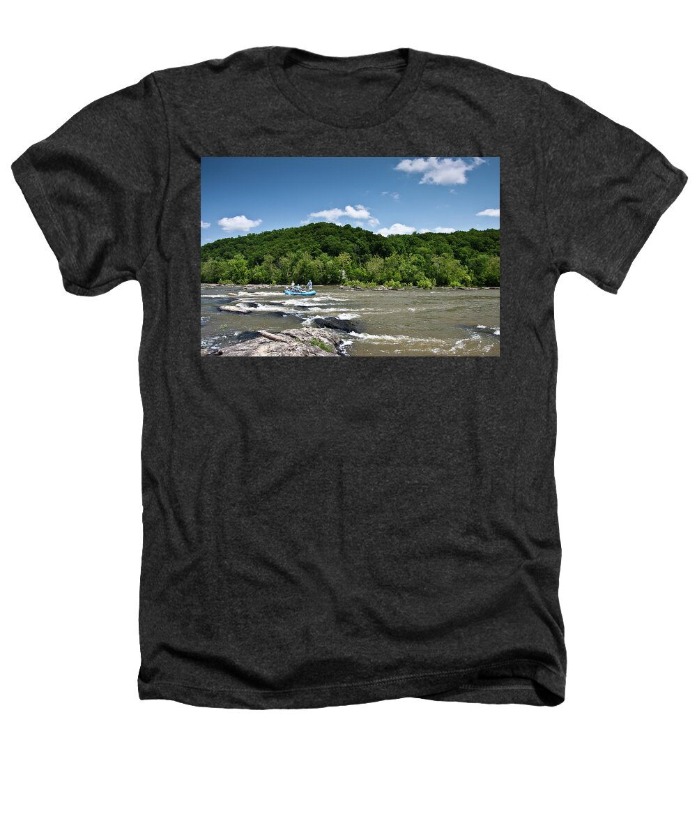 Holding Heathers T-Shirt featuring the photograph Anglers Fly Fishing For Smallmouth Bass by Wray Sinclair