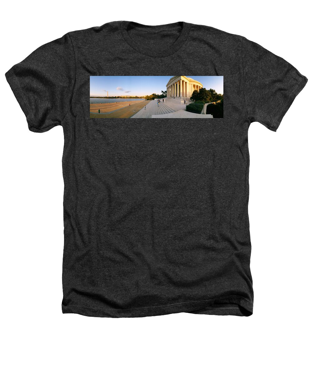 Photography Heathers T-Shirt featuring the photograph Monument At The Riverside, Jefferson by Panoramic Images