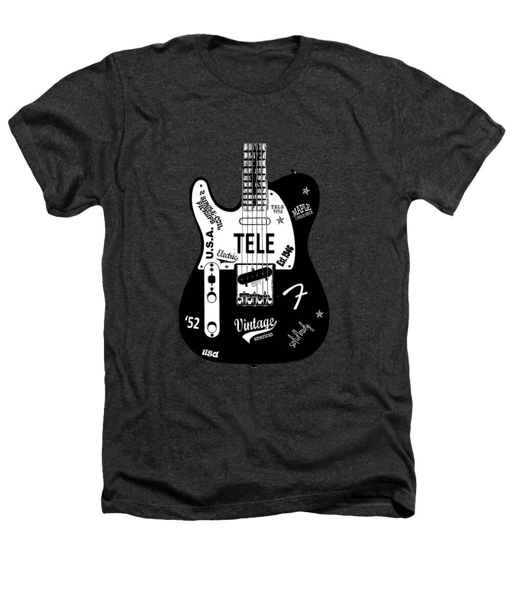 Fender Telecaster Heathers T-Shirt featuring the photograph Fender Telecaster 52 by Mark Rogan