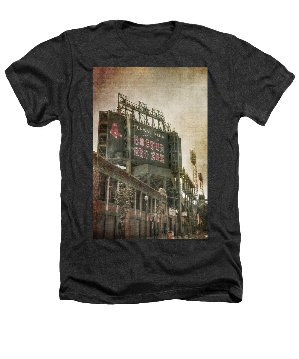 Red Sox Heathers T-Shirt featuring the photograph Fenway Park Billboard - Boston Red Sox by Joann Vitali