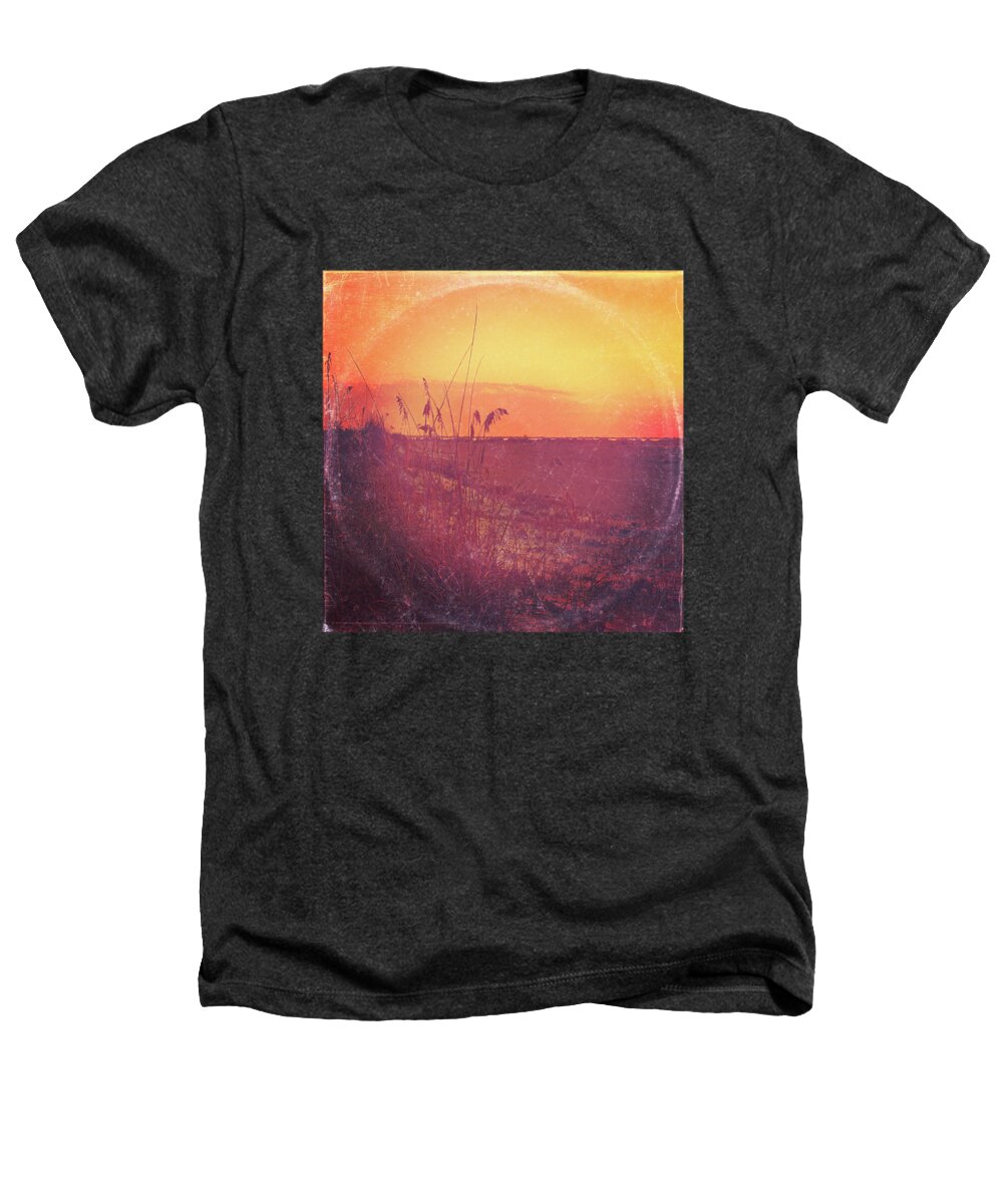 Moving Heathers T-Shirt featuring the photograph Morning On Madeira Beach - America As Album Art by Little Bunny Sunshine