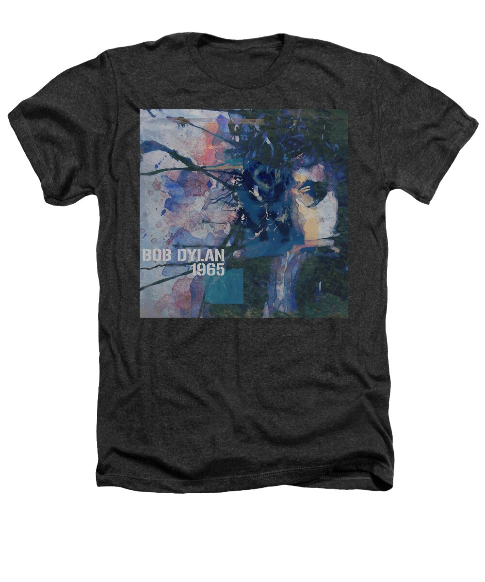 Bob Dylan Heathers T-Shirt featuring the painting Positively 4th Street by Paul Lovering