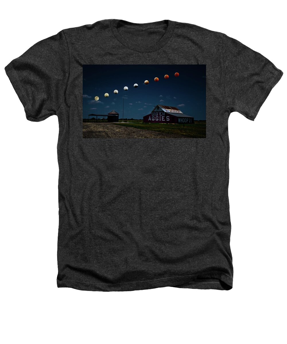 Texas Aggies Heathers T-Shirt featuring the photograph Magic in the Texas Skies by Linda Unger