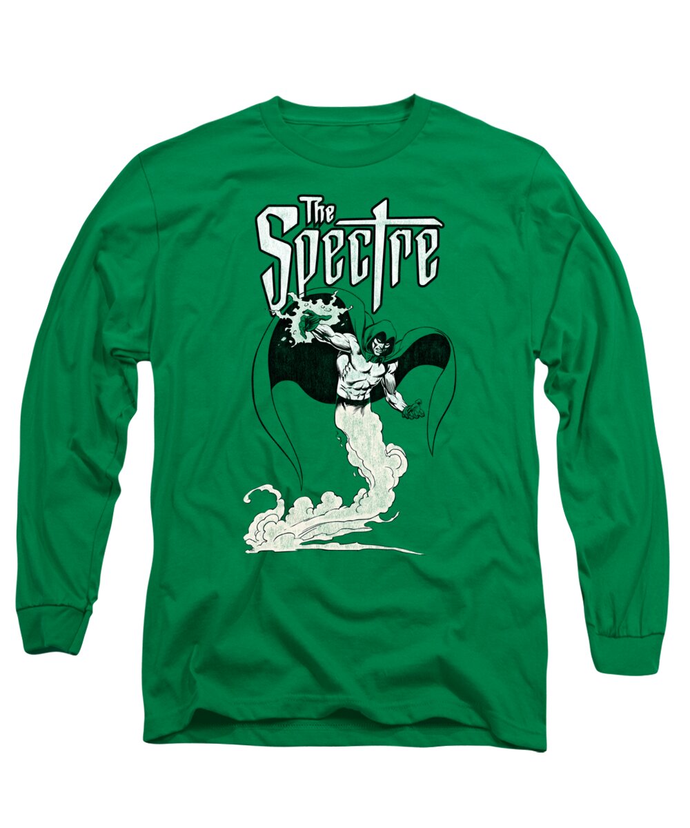 Long Sleeve T-Shirt featuring the digital art Dco - The Spectre by Brand A