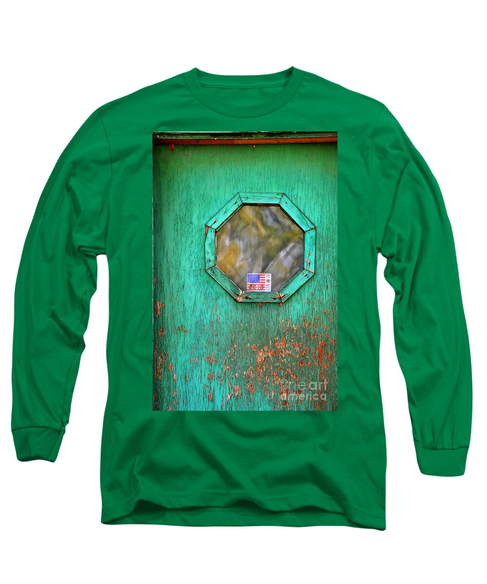 Abstract Long Sleeve T-Shirt featuring the photograph Patriot's Eye by Lauren Leigh Hunter Fine Art Photography