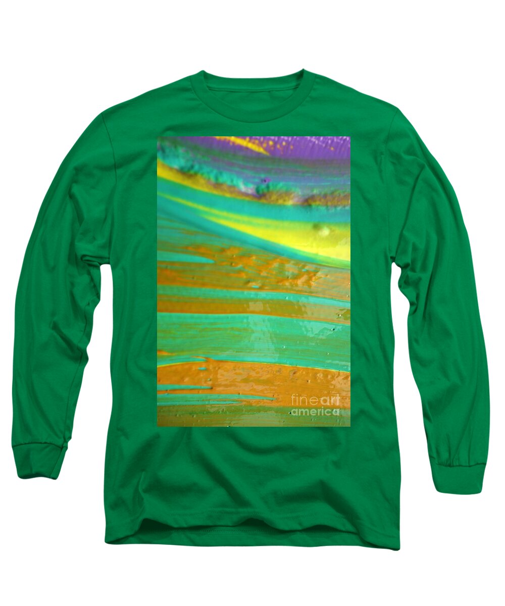 Paint Long Sleeve T-Shirt featuring the painting Wet Paint 9 by Jacqueline Athmann
