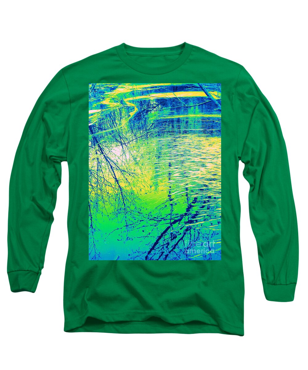 Water Art Long Sleeve T-Shirt featuring the photograph Journey by Sybil Staples