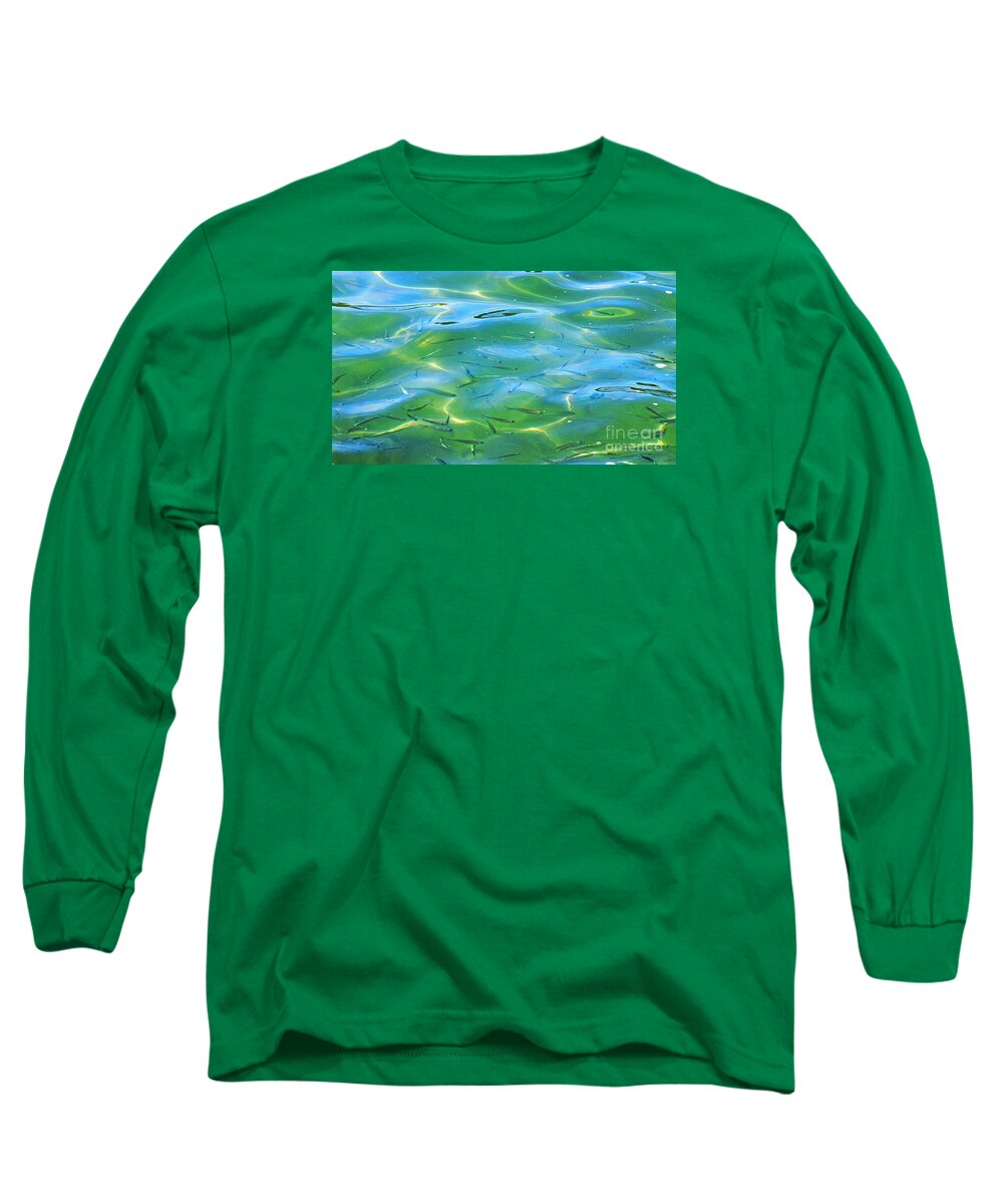 #-little Fish-swimming Long Sleeve T-Shirt featuring the photograph Little Fish by Scott Cameron