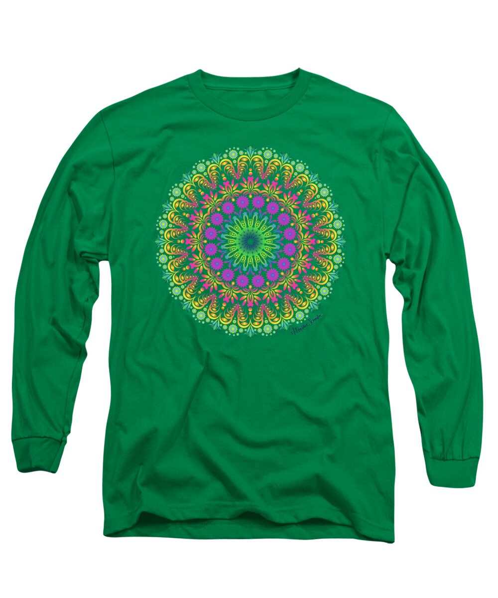 Artsytoo Long Sleeve T-Shirt featuring the digital art Spring Untitled by Heather Schaefer