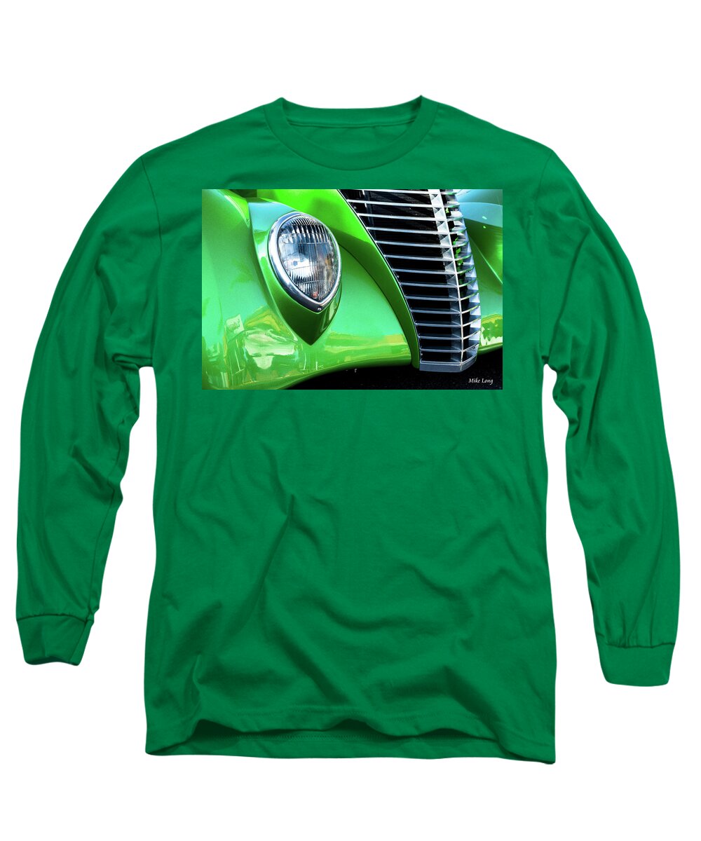 Custom Cars Long Sleeve T-Shirt featuring the photograph Green Machine by Mike Long
