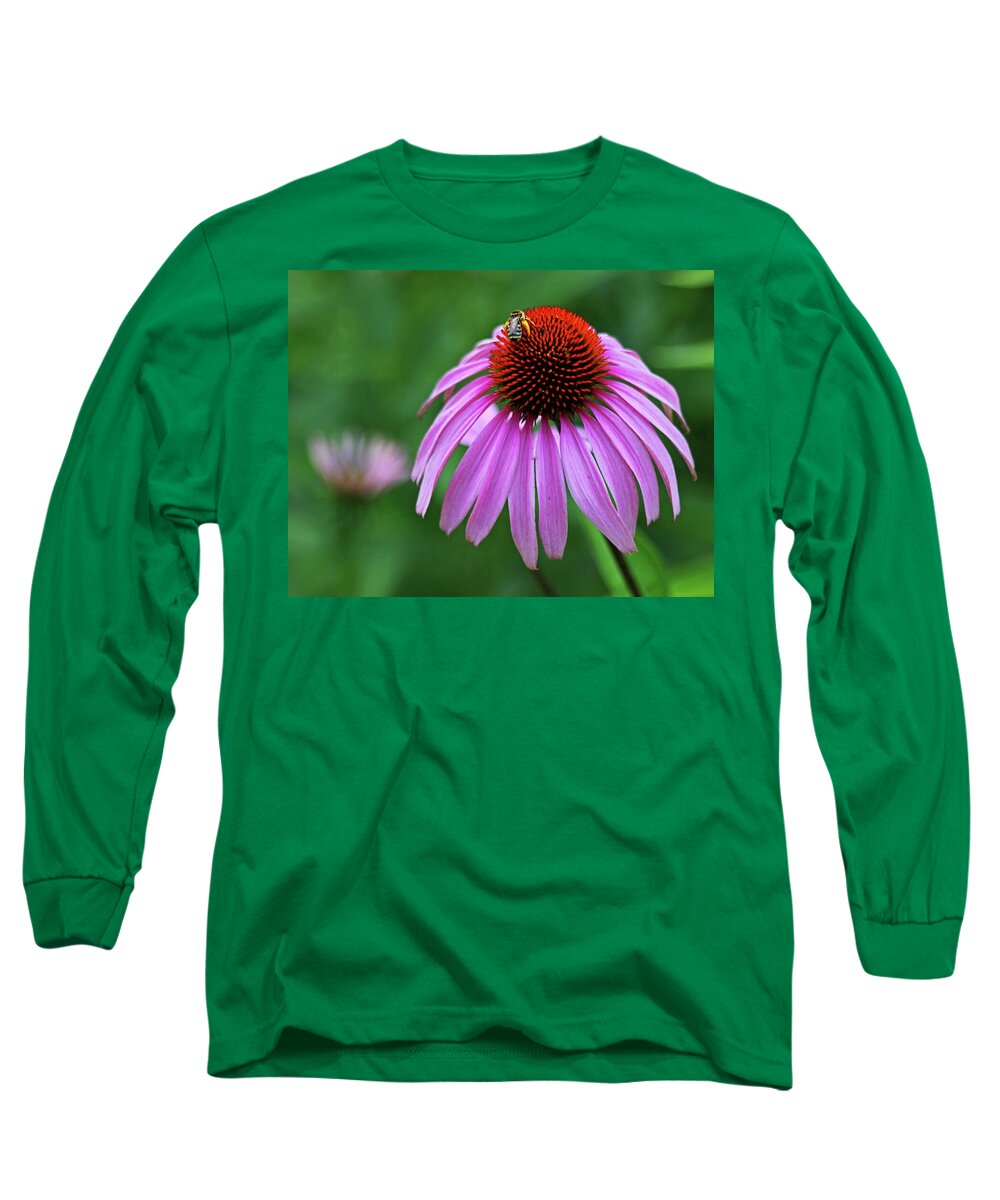 Flower Long Sleeve T-Shirt featuring the photograph Coneflower by Judy Vincent