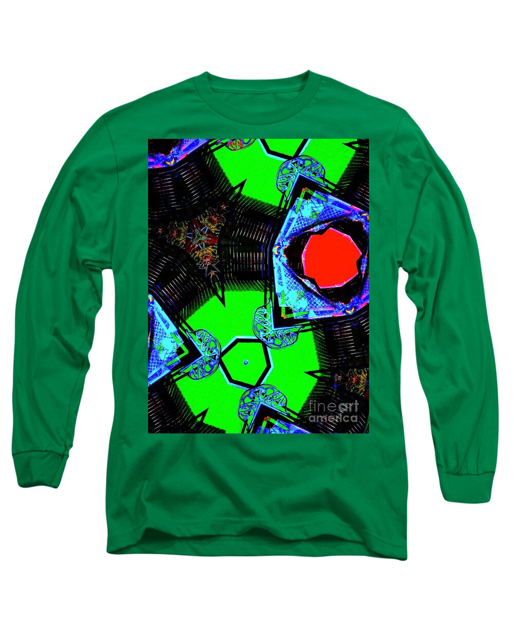 Led Lsd Euphoric Euphoria Lights Psychedelic Long Sleeve T-Shirt featuring the digital art Have a LED LSD Holiday by Glenn Hernandez