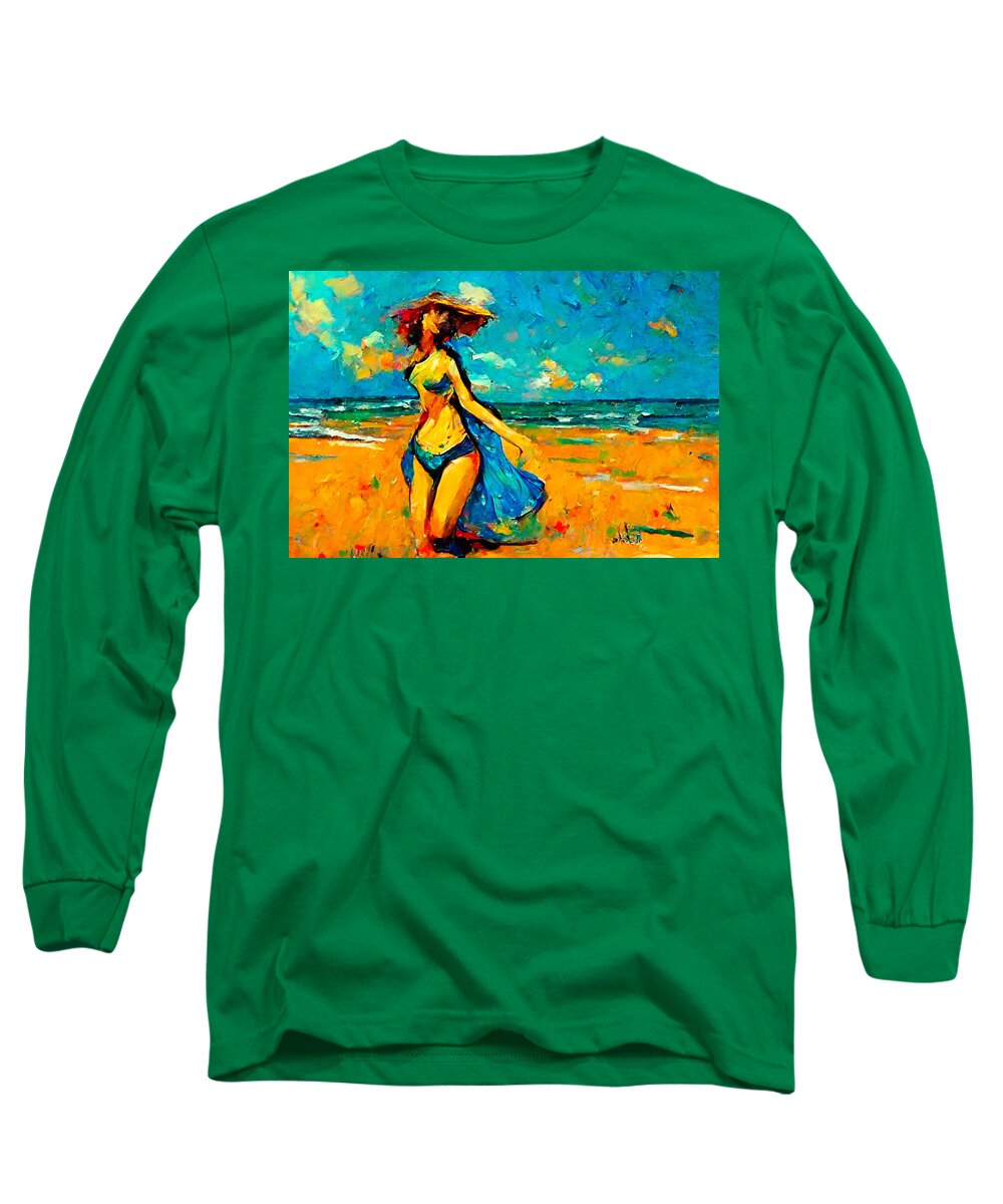 Vincent Van Gogh Long Sleeve T-Shirt featuring the digital art Van Gogh #17 by Craig Boehman