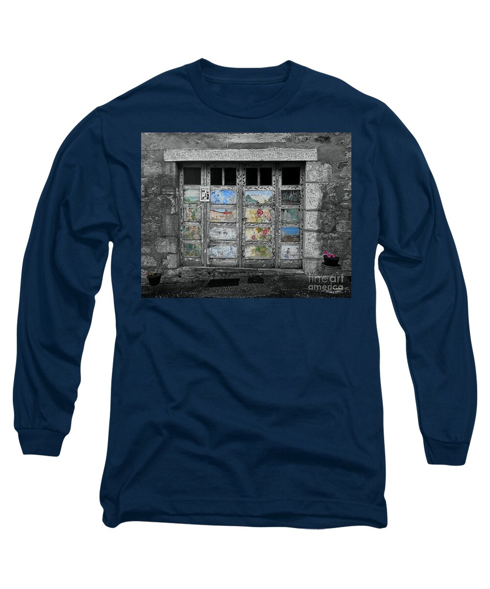 Abstract Long Sleeve T-Shirt featuring the photograph Just a Touch #2 by Lauren Leigh Hunter Fine Art Photography