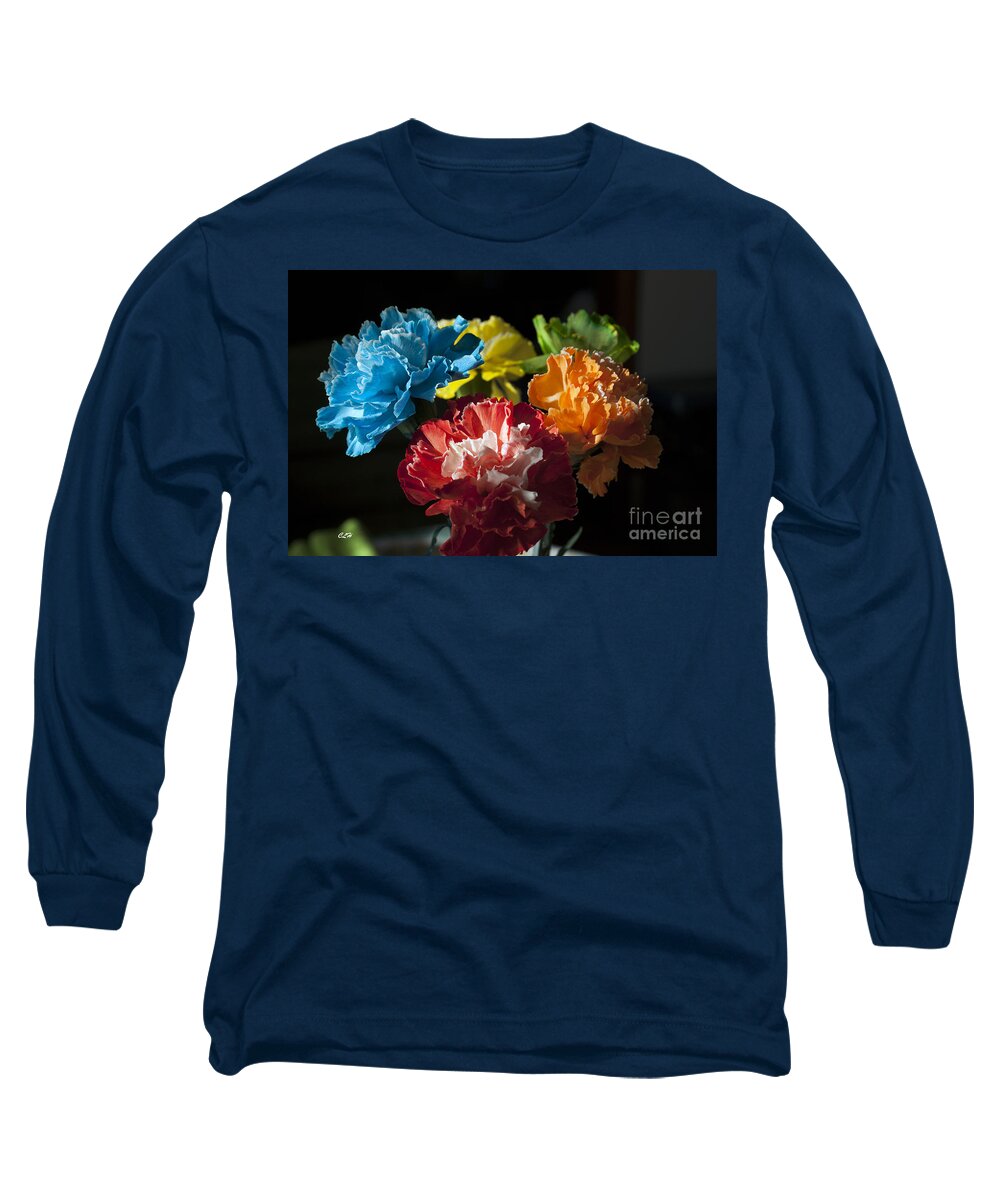 Easter Flower Long Sleeve T-Shirt featuring the photograph A Bunch of Beauty by Crystal Harman