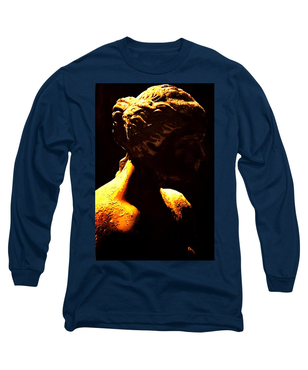 Giorgio Long Sleeve T-Shirt featuring the painting A Thousand Years by Giorgio Tuscani