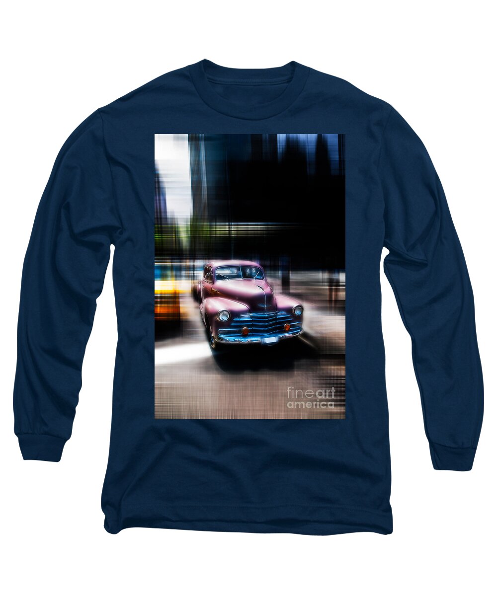Nyc Long Sleeve T-Shirt featuring the photograph attracting curves III2 by Hannes Cmarits