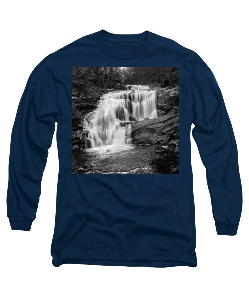 Bald River Falls Long Sleeve T-Shirt featuring the photograph Bald River Falls by Brett Engle