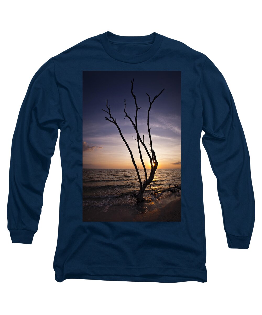 Florida Long Sleeve T-Shirt featuring the photograph Bonita Beach Tree by Bradley R Youngberg