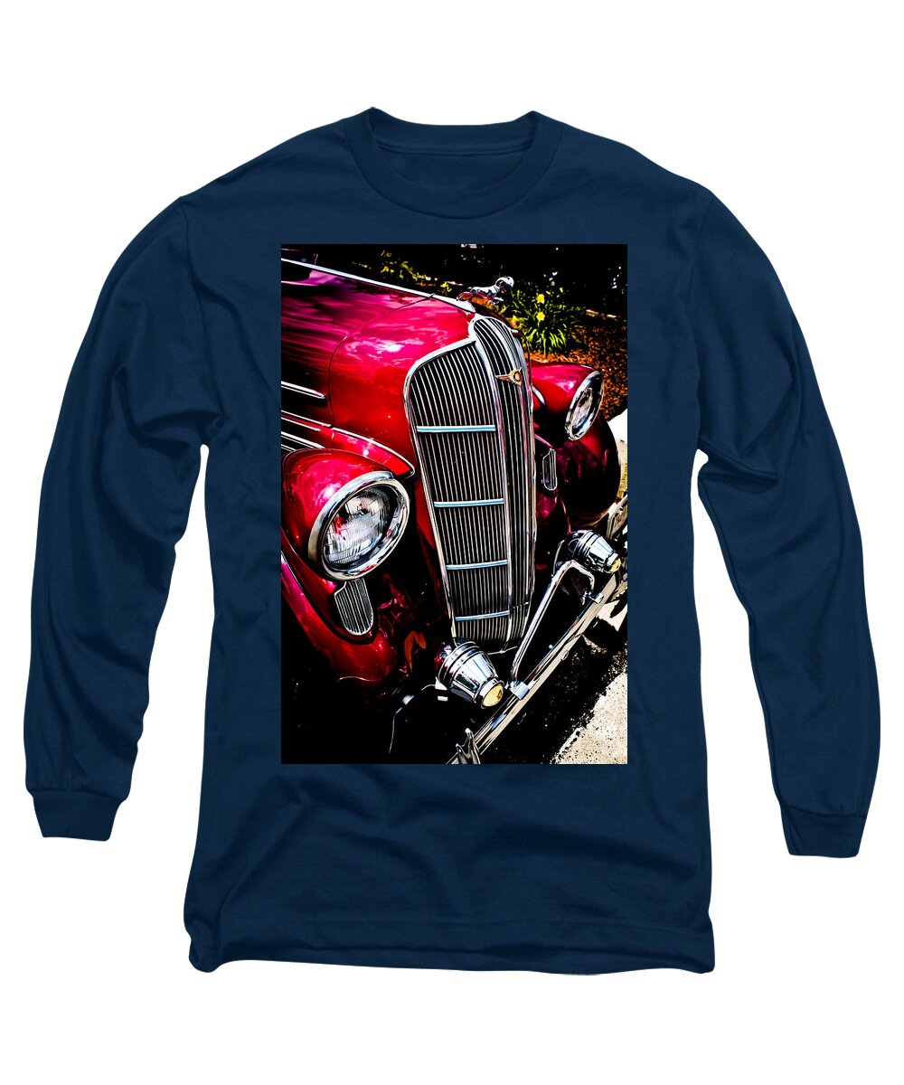 Classic Dodge Brothers Automobiles Photographs Long Sleeve T-Shirt featuring the photograph Classic Dodge Brothers Sedan by Joann Copeland-Paul