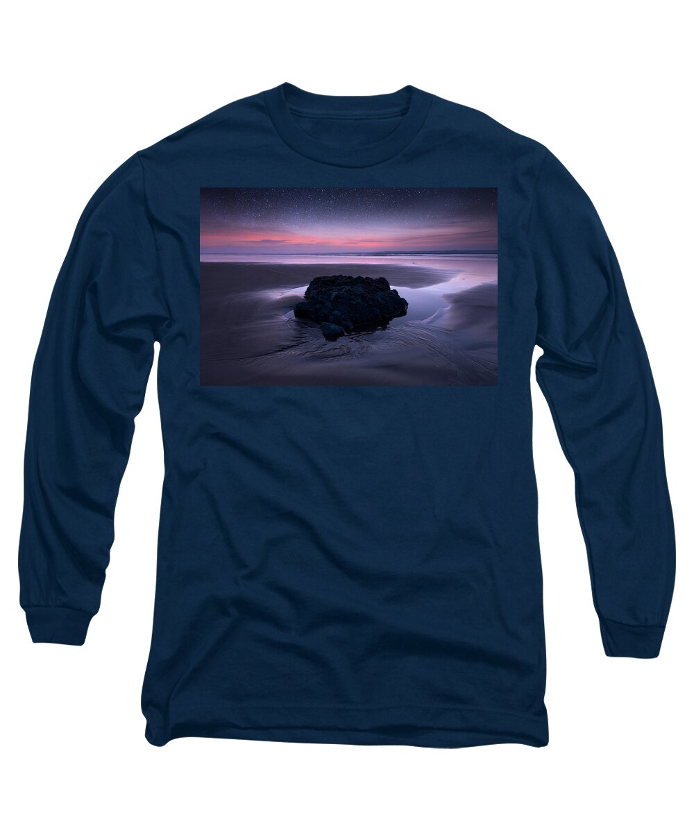 Oregon Long Sleeve T-Shirt featuring the photograph Day fades to Night by Andrew Kumler