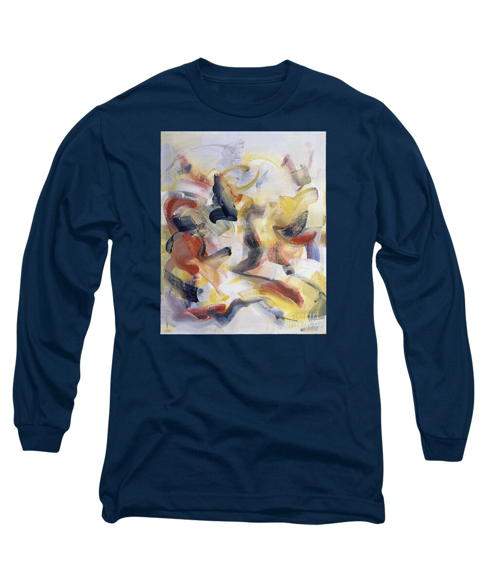Oils Long Sleeve T-Shirt featuring the painting Fear of Success by Ritchard Rodriguez