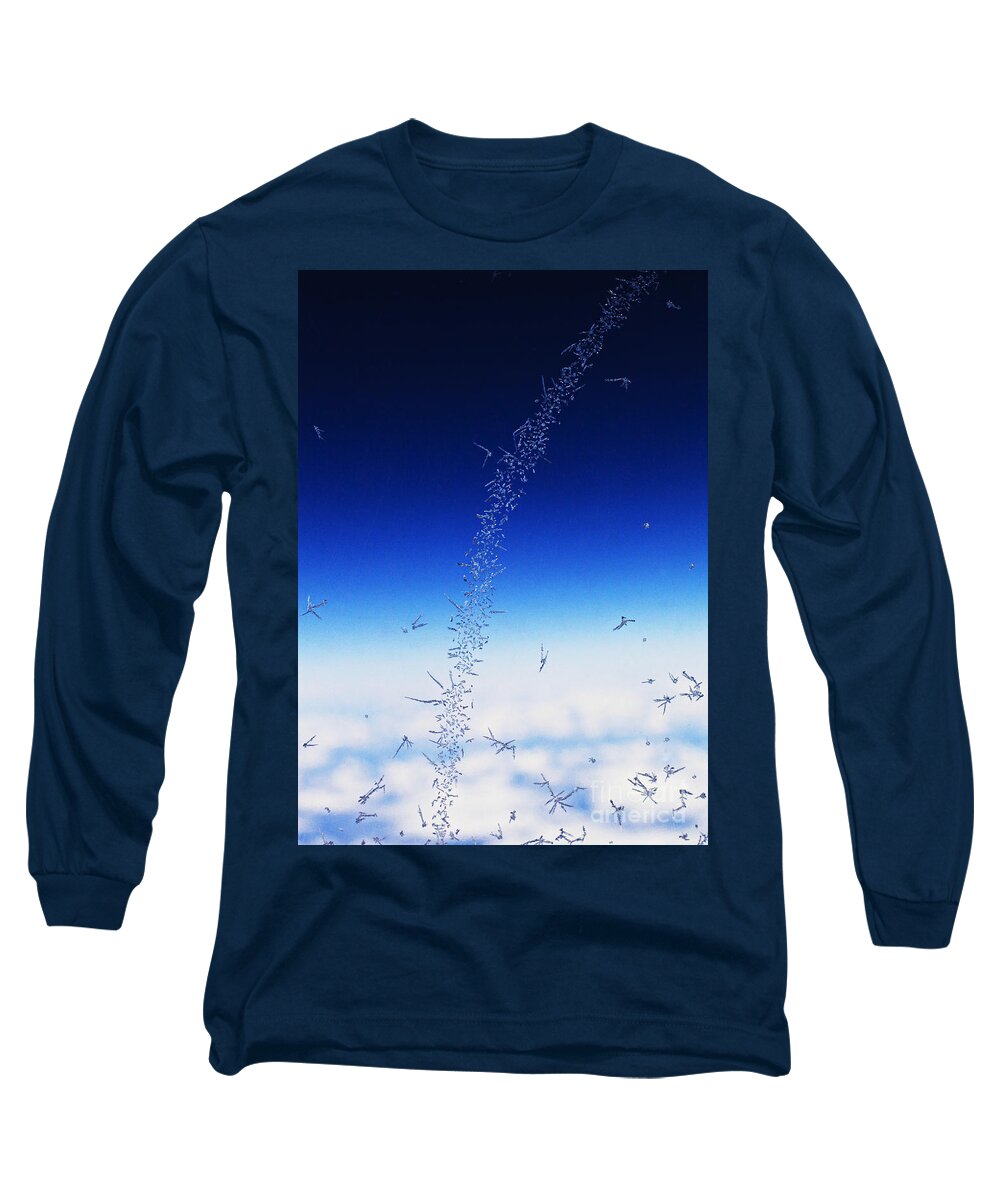 Ice Long Sleeve T-Shirt featuring the photograph Five miles high by Casper Cammeraat