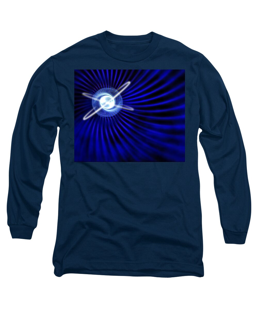 Atom Long Sleeve T-Shirt featuring the photograph Genesis 4 by Mark Fuller