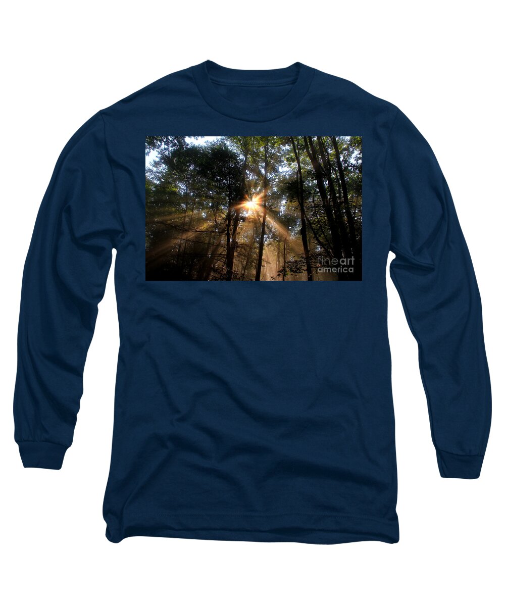 Sunrise Long Sleeve T-Shirt featuring the photograph Golden Light by Melissa Petrey