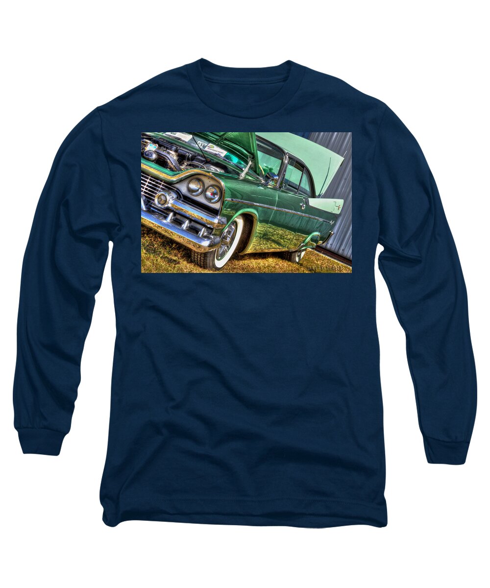 Hdr Long Sleeve T-Shirt featuring the photograph Green Machine by David Hart